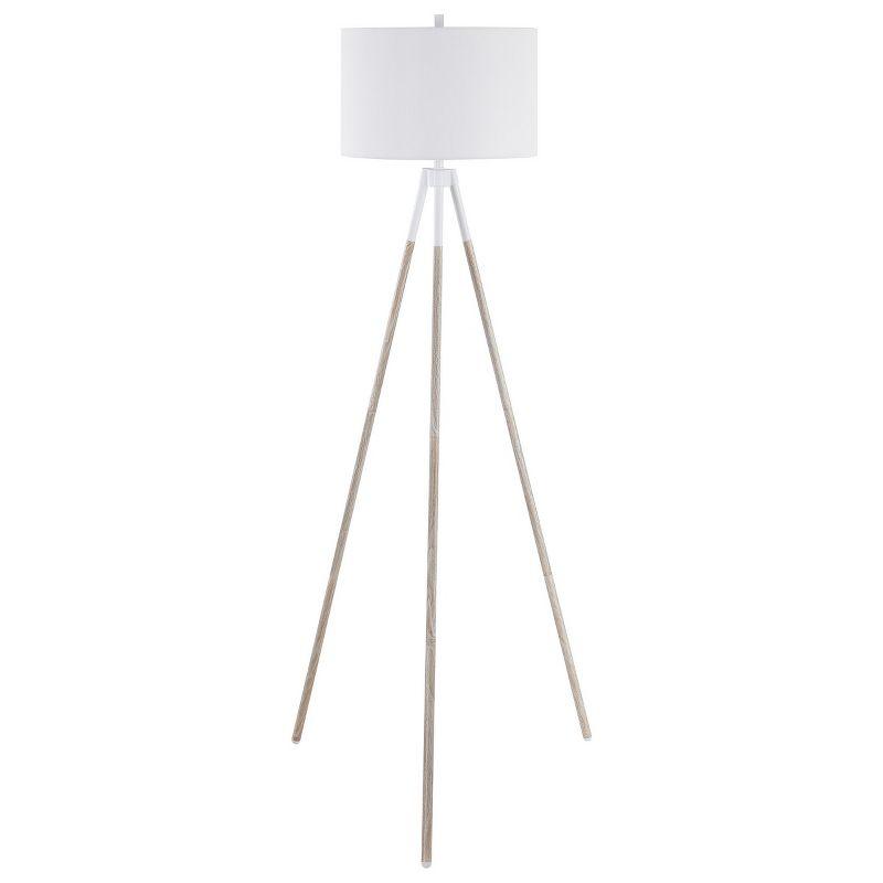 Idalia 61" Floor Lamp - Walnut - Safavieh