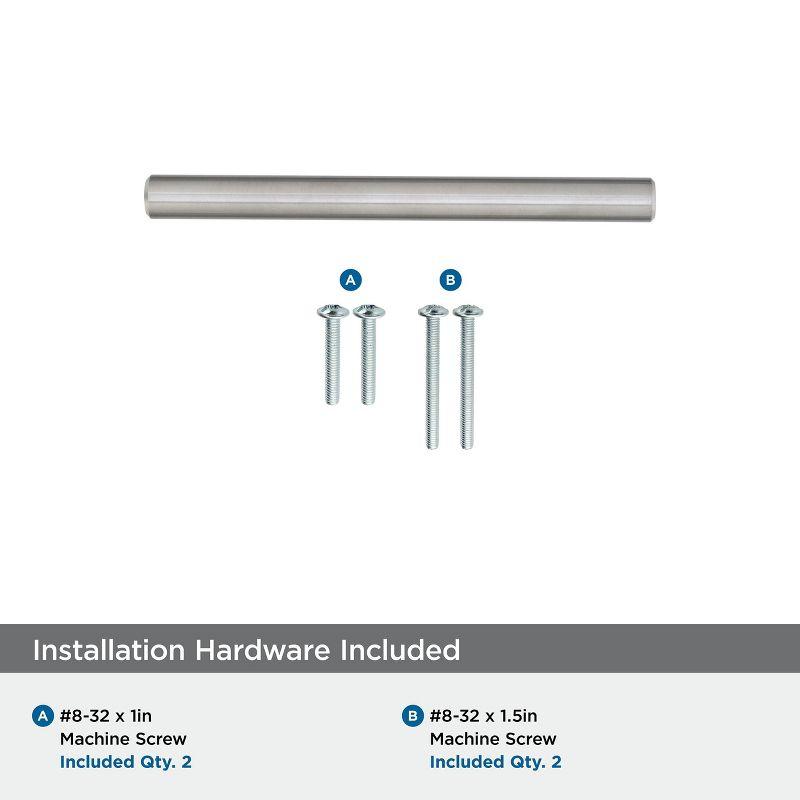 Amerock Bar Pulls 3 inch (76mm) Center-to-Center Stainless Steel Cabinet Pull