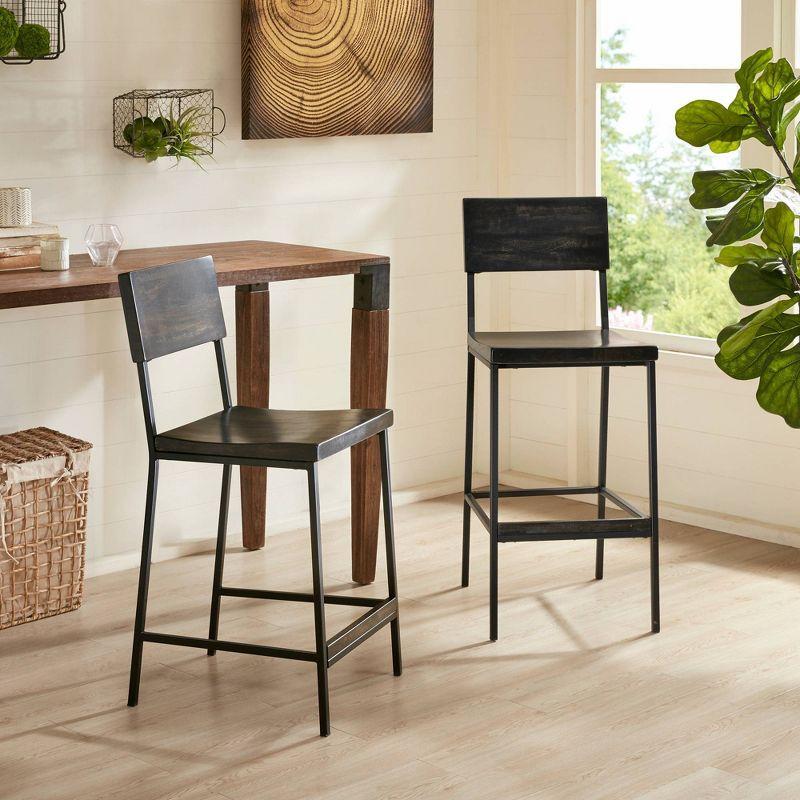 Carter Solid Wood Counter Stool