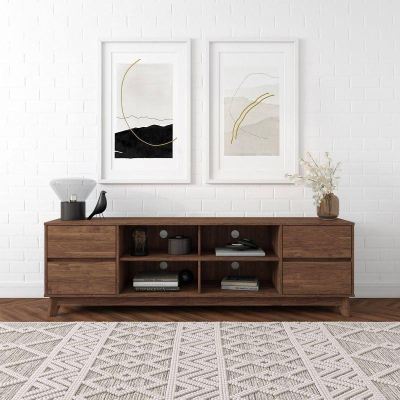 Hollywood Wood Grain TV Stand for TVs up to 85" with Drawers - CorLiving