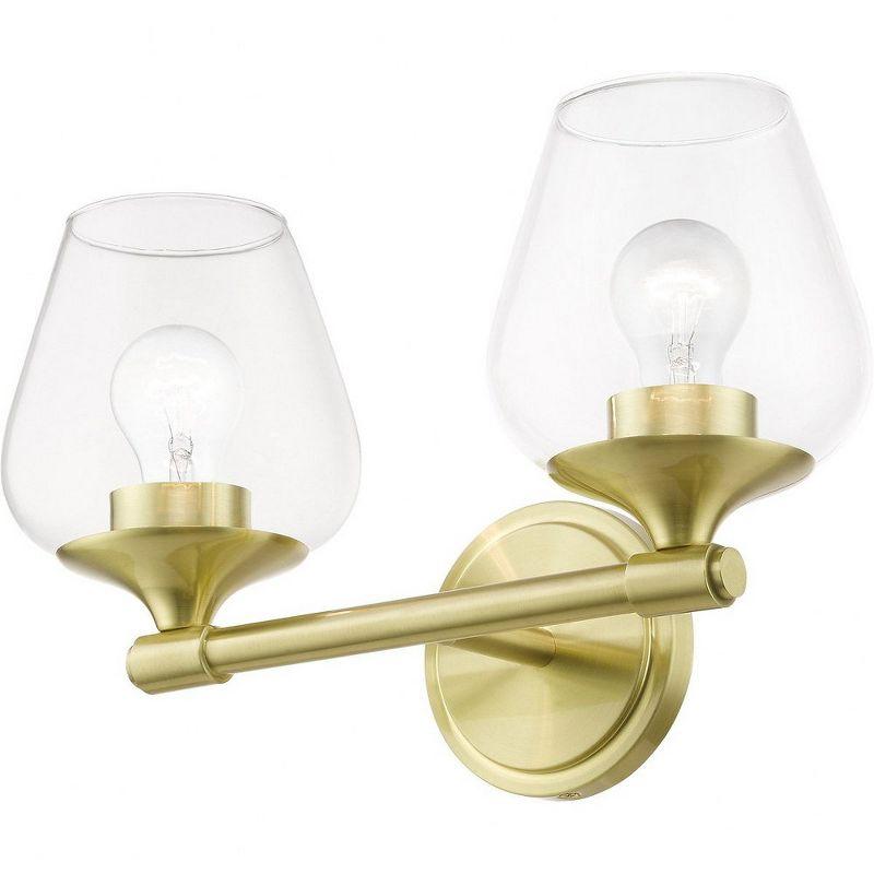 Livex Lighting Willow 2 - Light Vanity in  Satin Brass