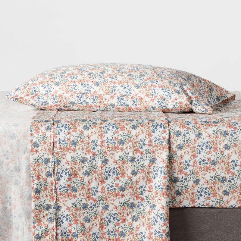 Twin Ditsy Floral Cotton Sheet Set