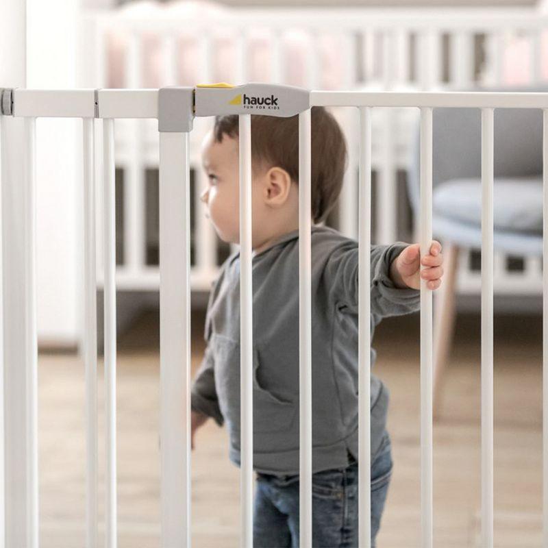 hauck Open N Stop Pressure Fit Baby & Pet Safety Gate for Home Doorway, Stairway, or Hallway