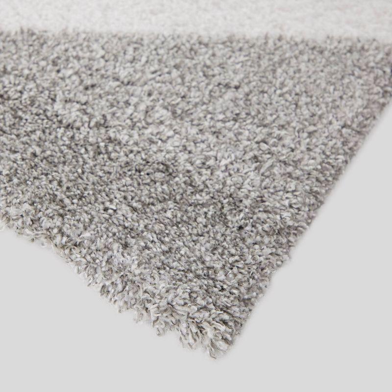 5'3"x7' Merril Mid-Century Modern Geometric Rug Gray - Balta Rugs: Indoor High Pile, Fade & Stain-Resistant, OEKO-TEX Certified