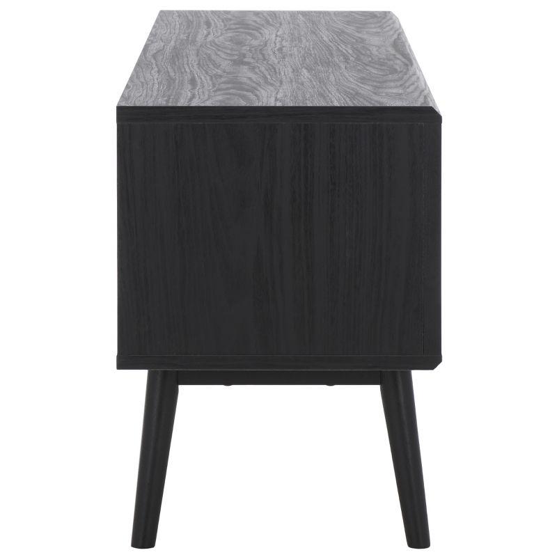 Aphra 2 Door 2 Shelf Media Stand - MED9624 - Black - Safavieh