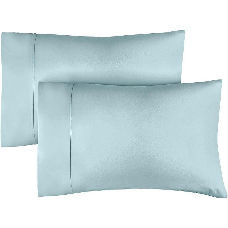 CGK Linens Hotel Quality 400 Tread count 100% Cotton Pillowcase Covers - Set of 2
