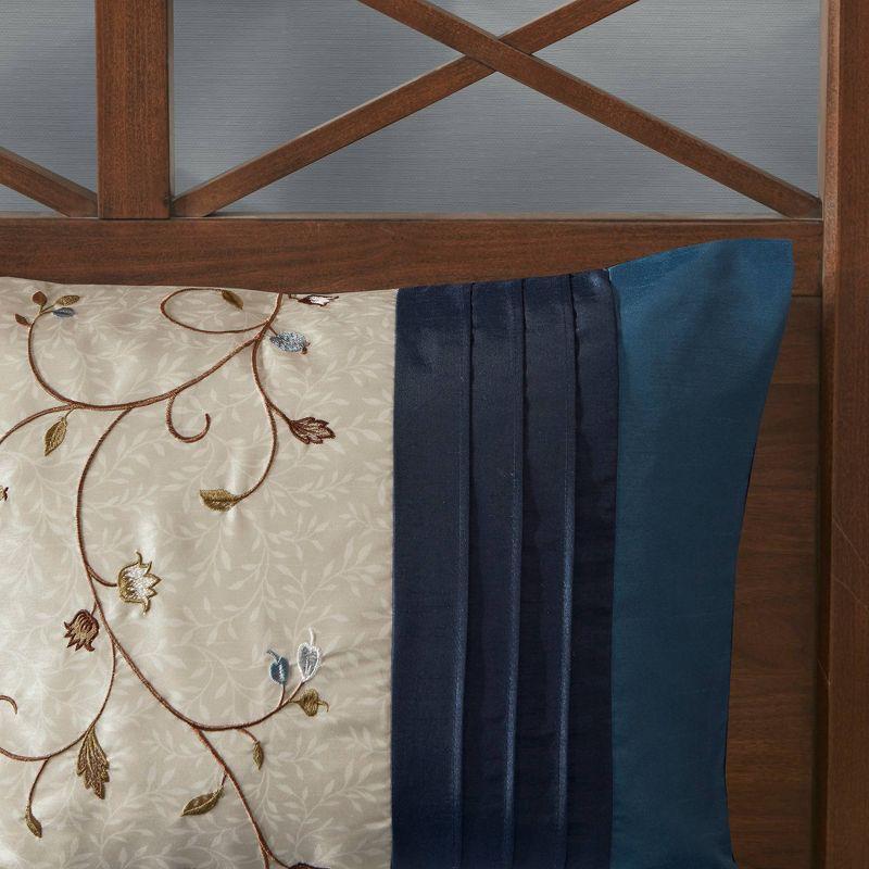 Madison Park Serene Embroidered 7 Piece Comforter Set