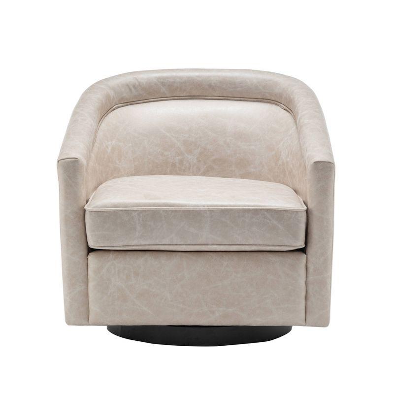 Classic Swivel Barrel Chair - WOVENBYRD