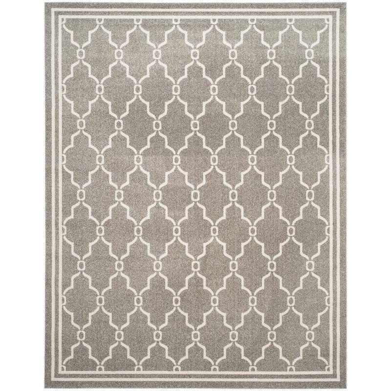 Amherst AMT414 Power Loomed Indoor Area Rug - Dark Grey/Beige - 8'x10' - Safavieh