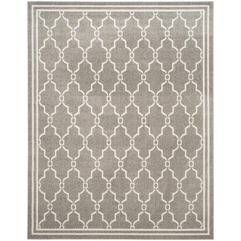 Amherst AMT414 Power Loomed Indoor Area Rug - Dark Grey/Beige - 10'x14' - Safavieh