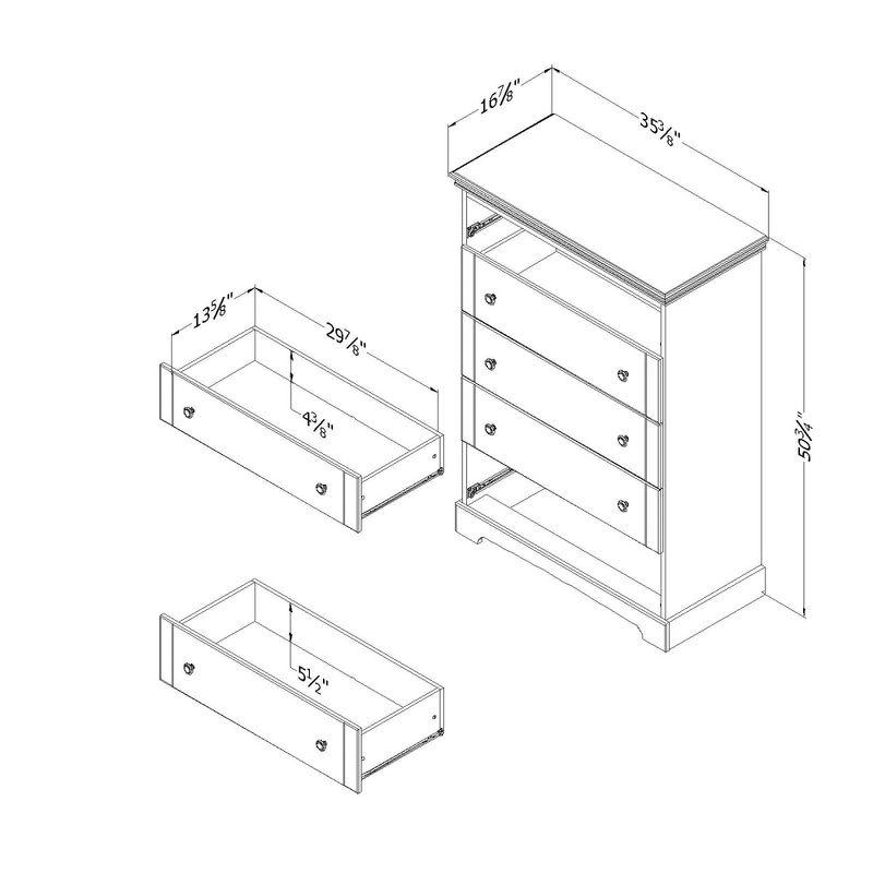 Lilak Kids 5 - Drawer Dresser