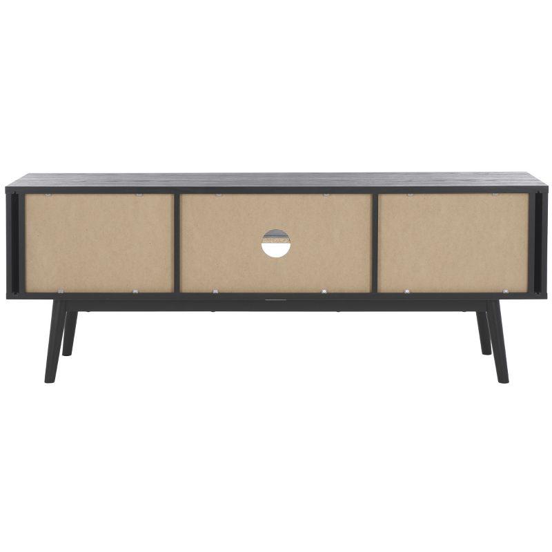 Aphra 2 Door 2 Shelf Media Stand - MED9624 - Black - Safavieh