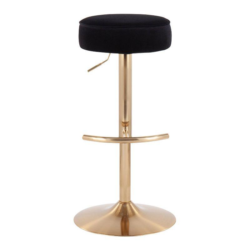 Velvet Dot Height Adjustable Barstool - LumiSource