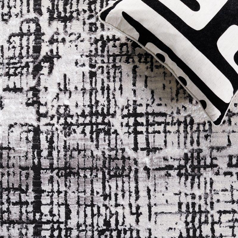 Amelia ALA248 Power Loomed Runner Rug - Gray/Charcoal - 2'x8' - Safavieh.