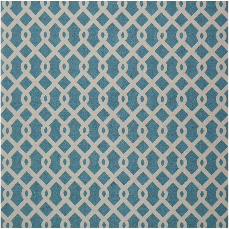 Easterly Geometric Blue/White Outdoor Area Rug