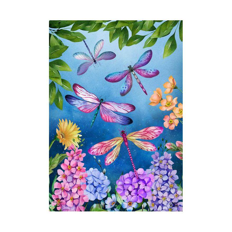 Dragonflies Spring Garden Flag 18" x 12.5" Briarwood Lane