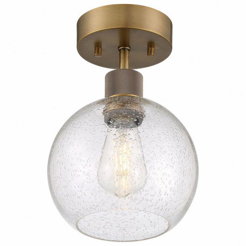 Access Lighting Port Nine 1 - Light Flush Mount in  Antique Brushed Brass