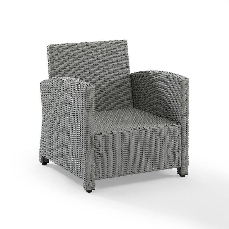 Bradenton Deep Seating Outdoor Armchair with Navy Cushions