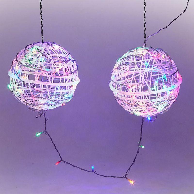 The Lakeside Collection Set of 2 Hanging Lanterns