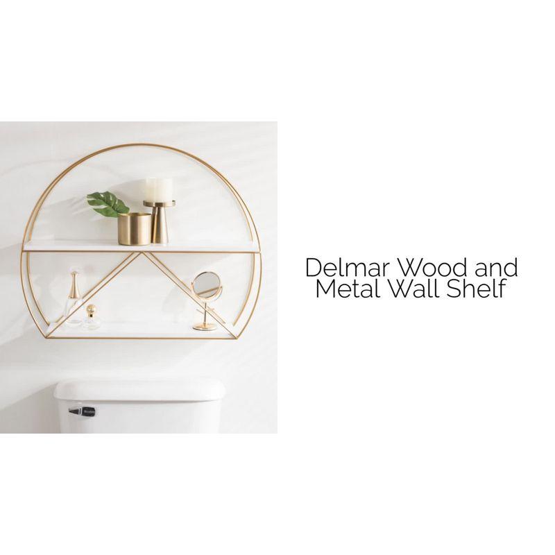 Delmar Mid-Century Modern Wall Shelf - Kate & Laurel All Things Decor