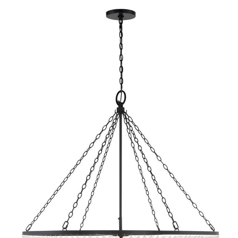 Crystorama Lighting Rylee 15 - Light Chandelier in  Matte Black