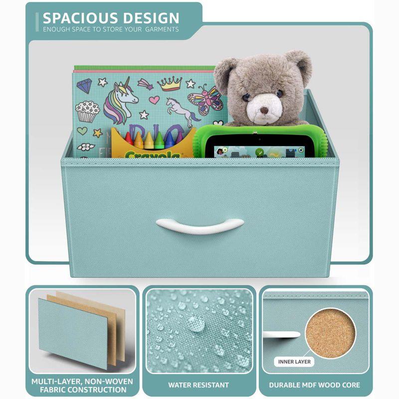 Sorbus Sorbus 3 Drawers Nightstand with Steel Frame and Wood Top