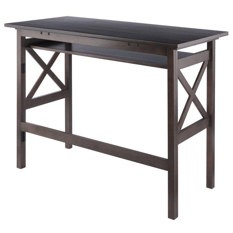 Xander Foldable Desk Oyster Gray - Winsome