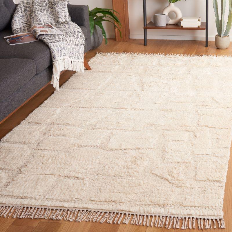Natural Fiber NF829 Hand Woven Area Rug - Natural/Ivory - 8'x10' - Safavieh.
