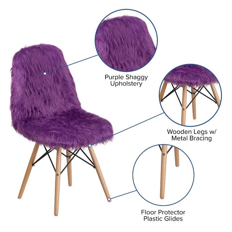 Flash Furniture Shaggy Dog Accent Chair