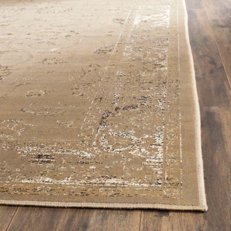 Vintage VTG117 Power Loomed Indoor Skid-Resistant Runner Rug - Taupe - 2'2"x8' - Safavieh