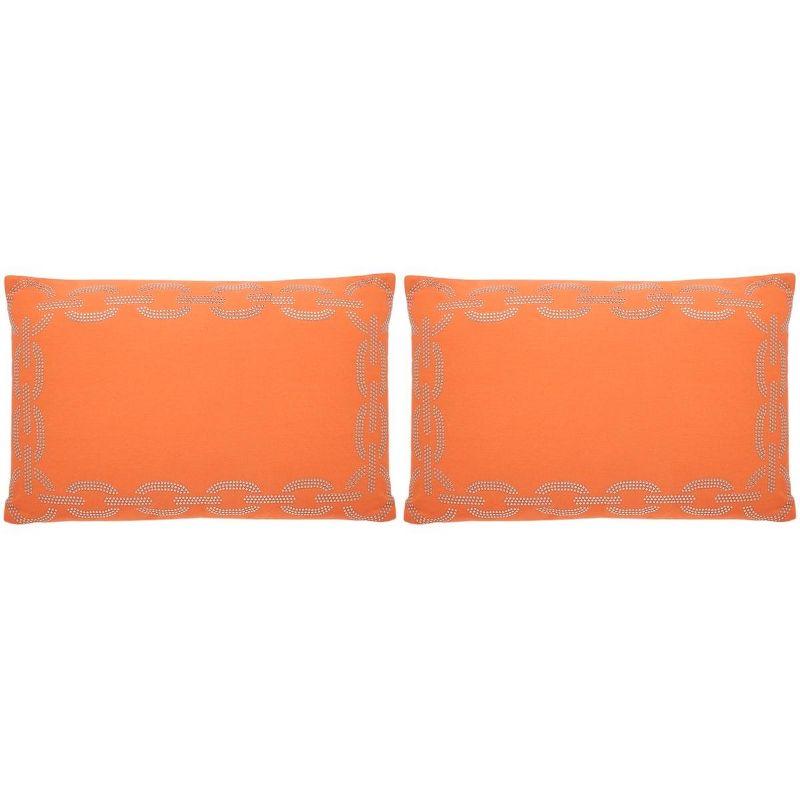 Safavieh Abstract Reversible Throw Pillow (Set of 2)