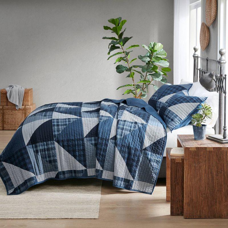 Woolrich 3pc Olsen Oversized Cotton Quilt Bedding Set