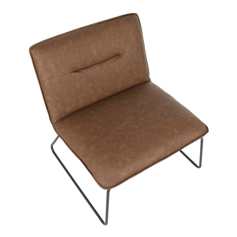 Eaton Faux Leather Accent Chair