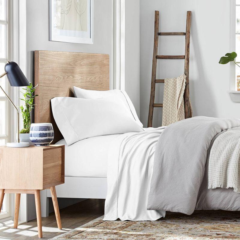 Color Sense 1200TC Premium Cotton-Blend Wrinkle-Resistant Sheet Set