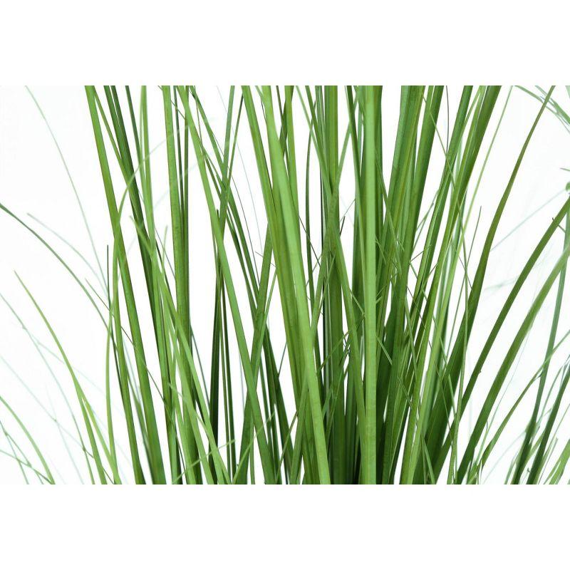 Monarch Specialties Artificial Plant 47 inch Tall Grass Tree Indoor Faux Fake Floor Greenery Potted Real Touch Decorative Green Grass Black Pot