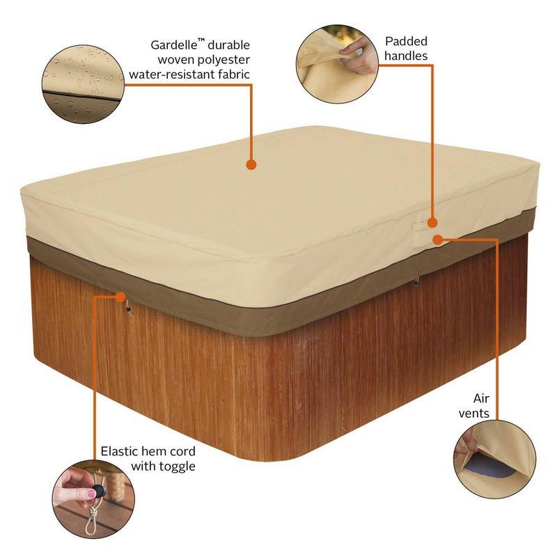 Classic Accessories Veranda Water-Resistant 82" Rectangular Hot Tub Cover