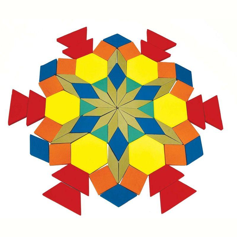 Dowling Magnets Foam Fun Magnets Pattern Blocks