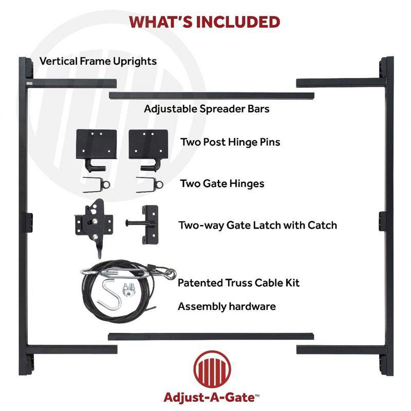 Adjust-A-Gate Steel Frame Gate Building Kit