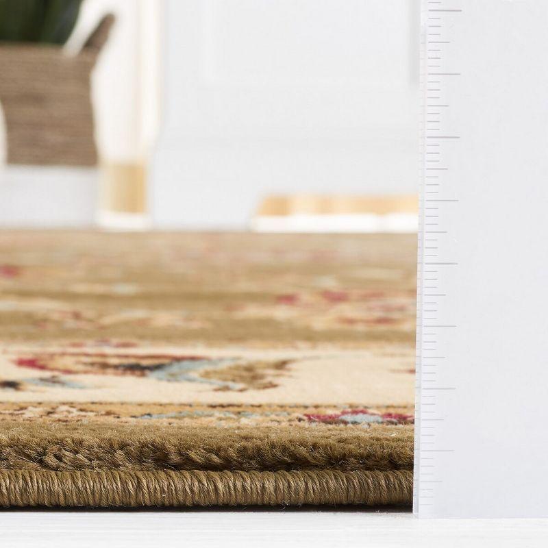 Lyndhurst LNH555 Power Loomed Runner Rug - Green/Ivory - 2'3"x16' - Safavieh