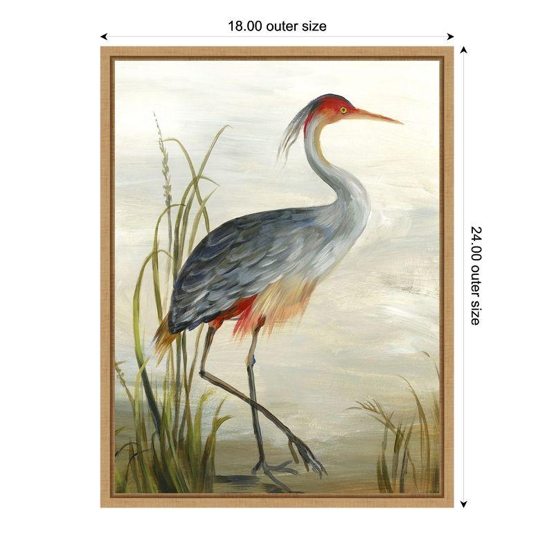 Amanti Art Grey Heron by Aimee Wilson Framed Canvas Wall Art