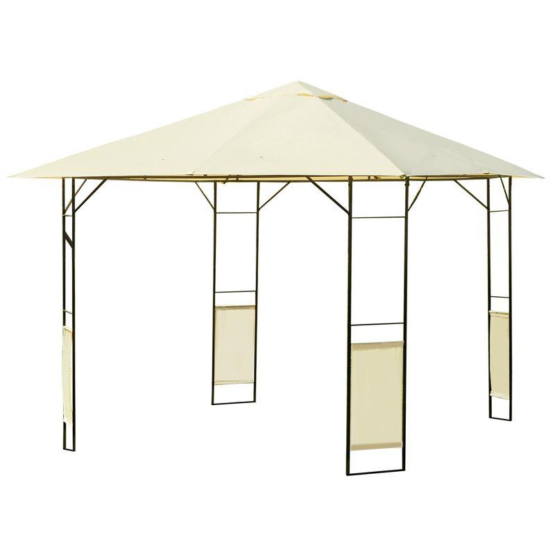 10 Ft. W x 10 Ft. D Steel Patio Gazebo