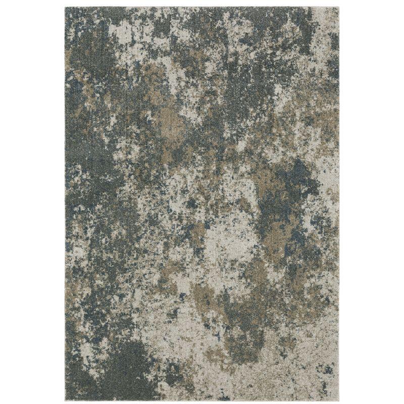 Oriental Weavers Alton 531L9 Teal/ Grey Indoor Area Rug - 5'3" x 7'6"