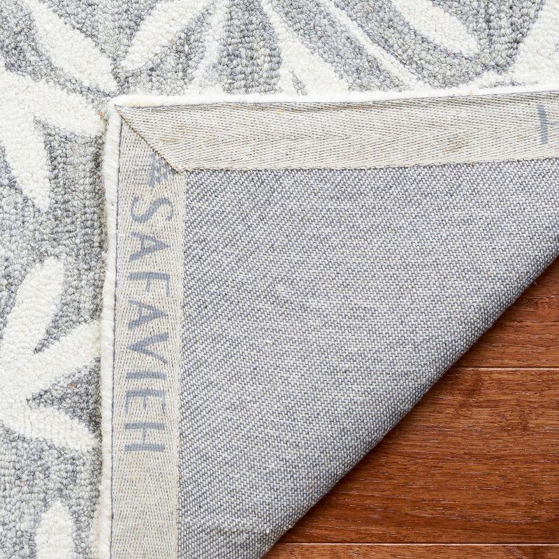 Jardin JAR753 Hand Tufted Area Rug - Grey/Ivory - 6'x6' - Safavieh.