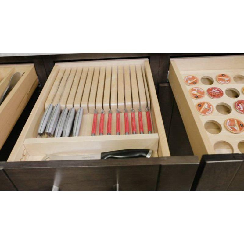 Rev-A-Shelf Short Wood Cutlery Tray Insert