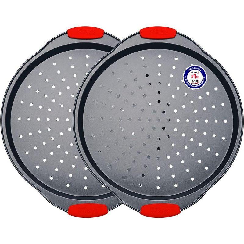 Lifemaster Lifemaster Non-Stick Steel Pizza Pan