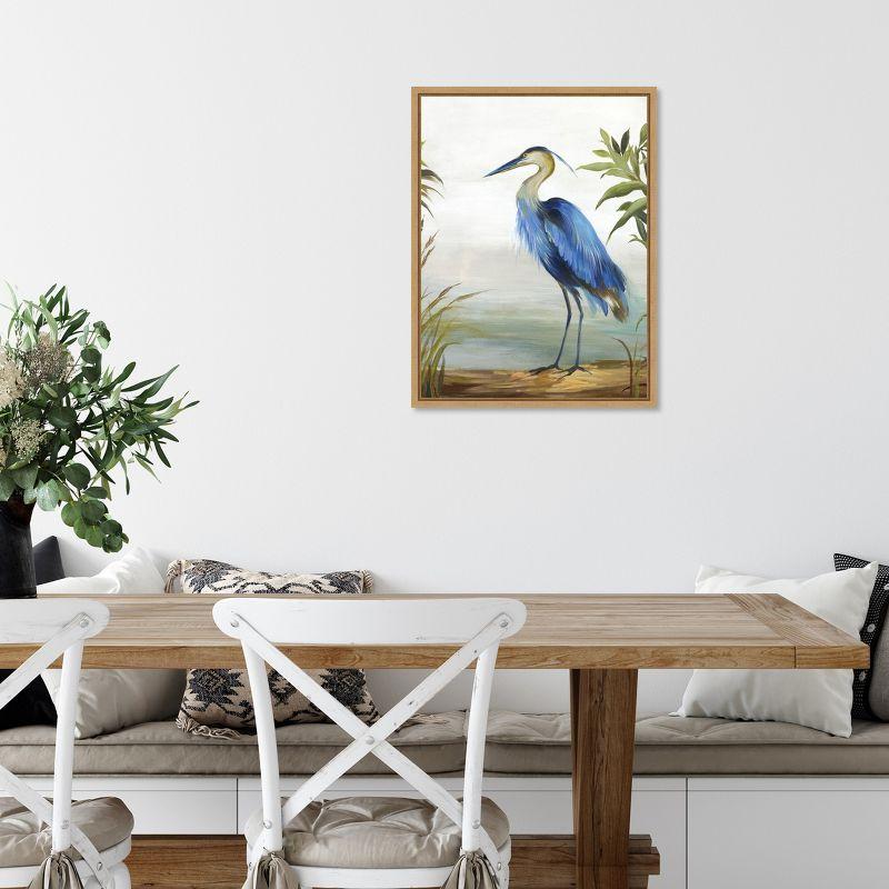 Amanti Art Blue Heron by Aimee Wilson Framed Canvas Wall Art