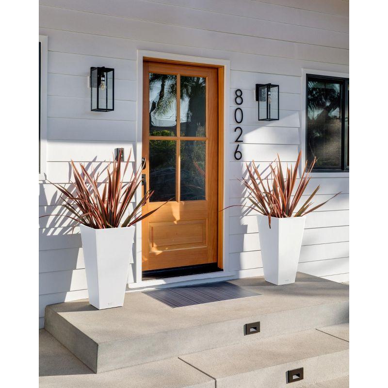 Veradek Pure Series Midland 30" Plastic Planter - White