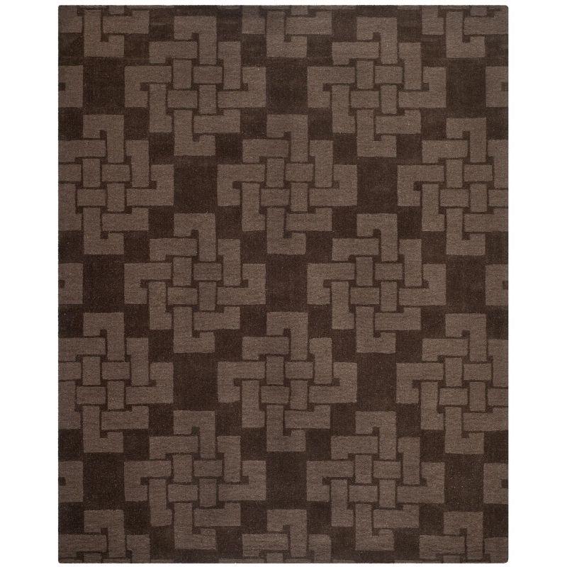 Martha Stewart Hand Tufted Wool Pile Geometric Rug