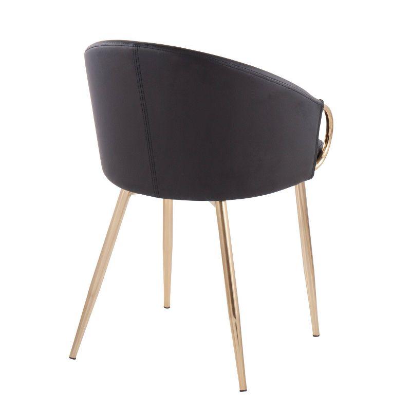 Claire Contemporary and Glam Dining Chair - LumiSource