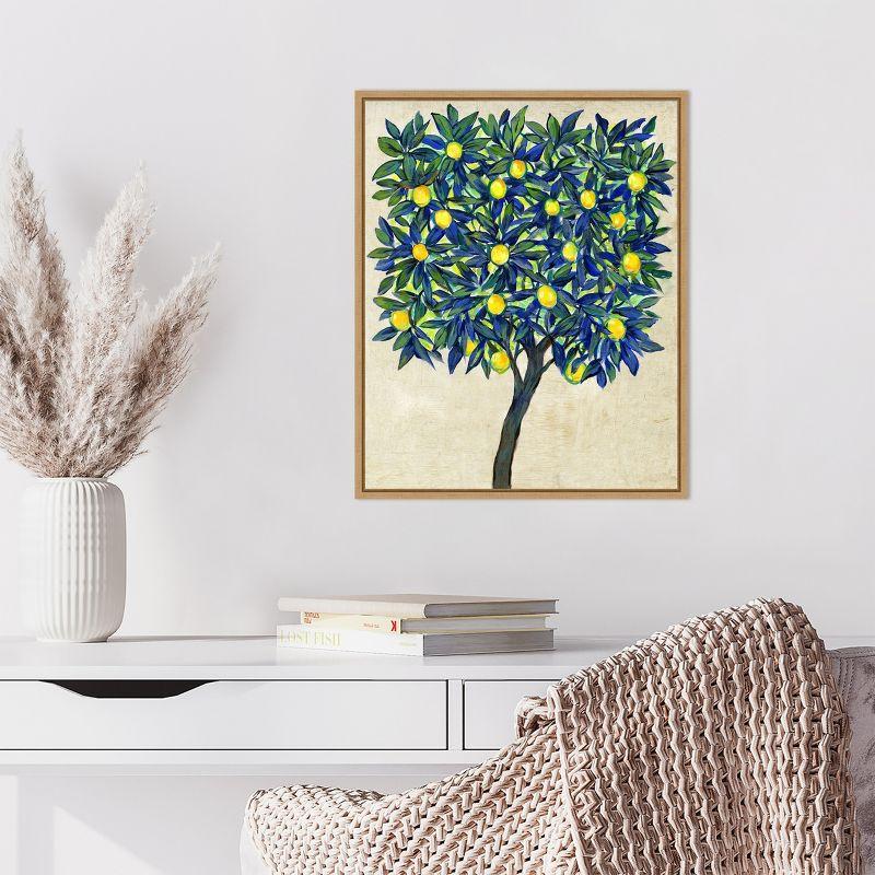 Amanti Art Lemon Tree Composition II by Tim O'Toole Canvas Wall Art Print Framed 16 x 20-in.